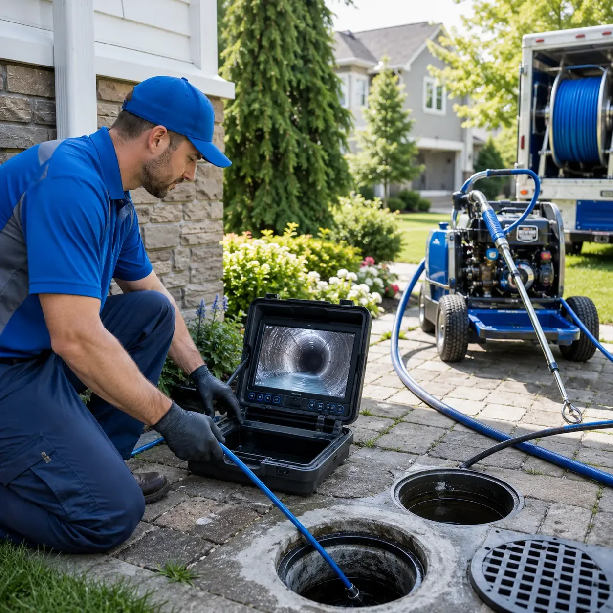 Outdoor drain cleaning professionals serving Leisenring, PA