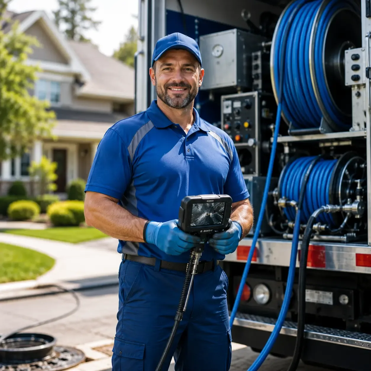 Local outdoor drain cleaning specialists in Leisenring, PA
